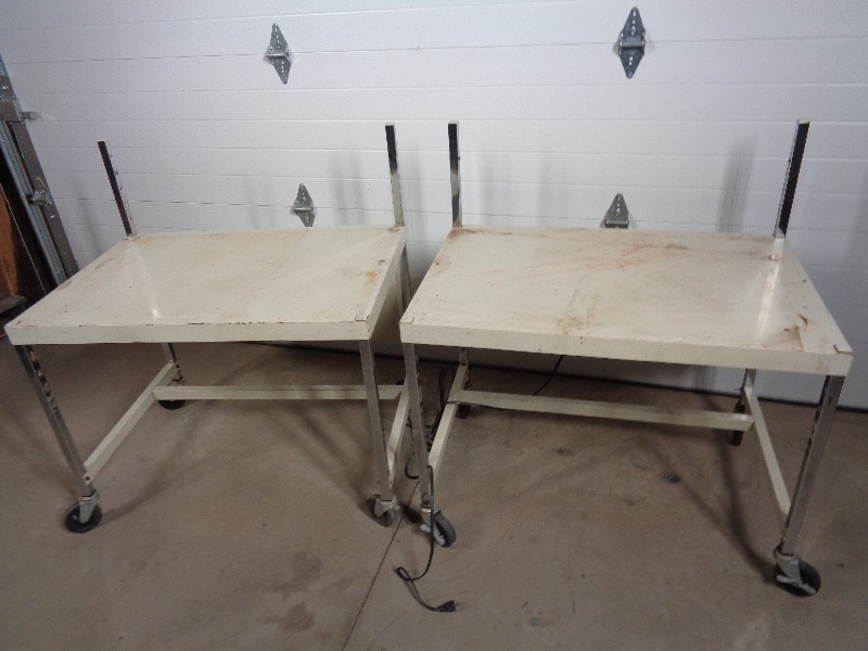 lot 104 image: 2 Rolling Work Stations