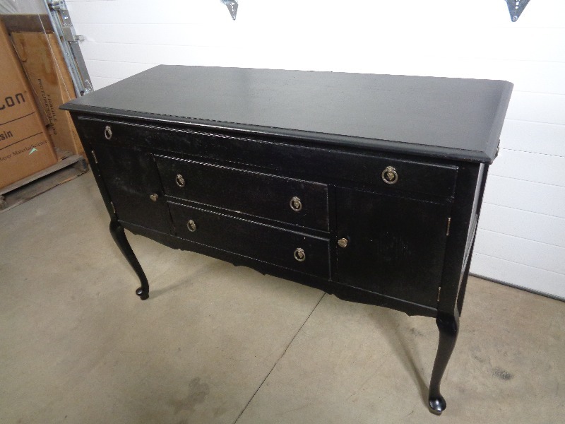 lot 120 image: Large Wood Cabinet