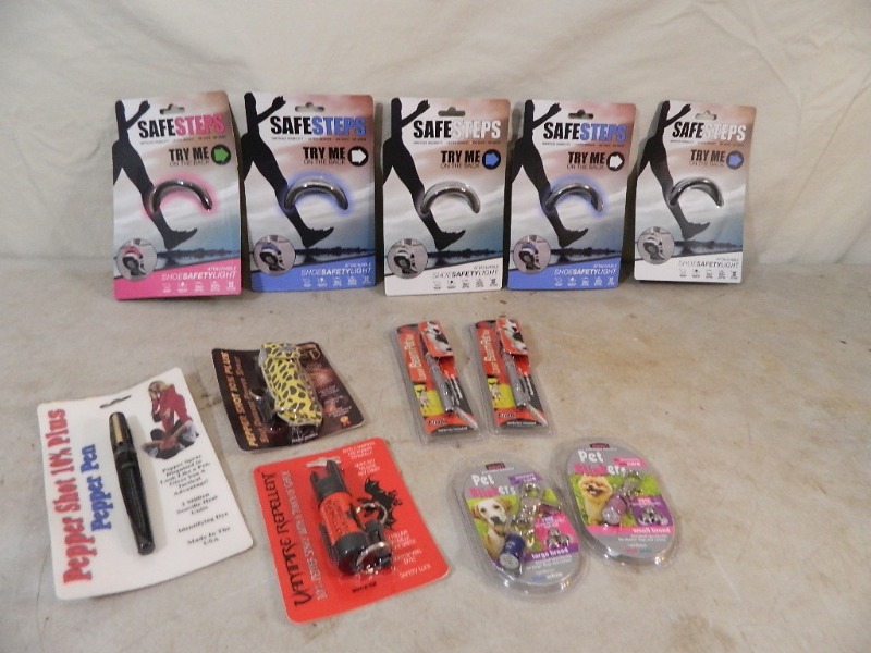 lot 37 image: New Pet Supplies, Pepper Spray, More
