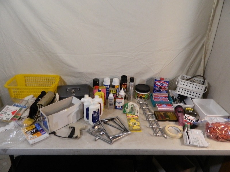 lot 56 image: Tools, Shop Supplies, Garage Sale Supplies, Etc