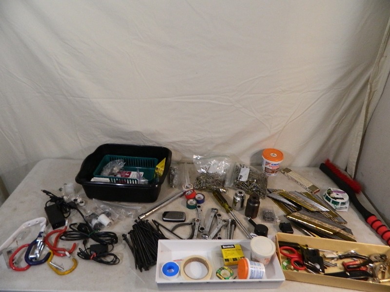 lot 59 image: Hand Tools, Hardware, More