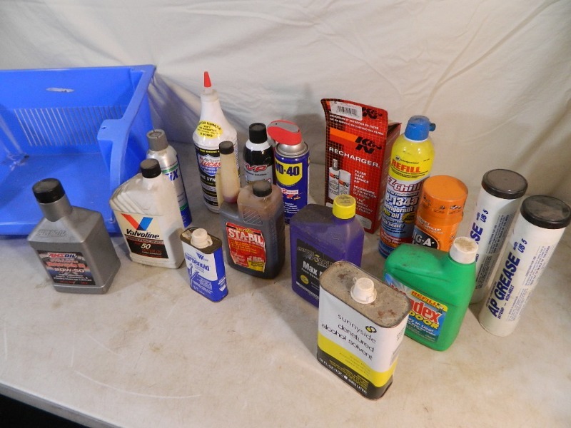 lot 65 image: Full Shop Chemicals, Amsoil, Lucas, Etc