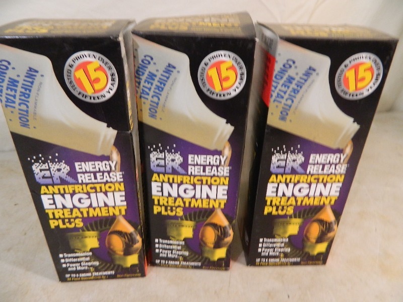 lot 66 image: 3 New Bottles of Energy Release