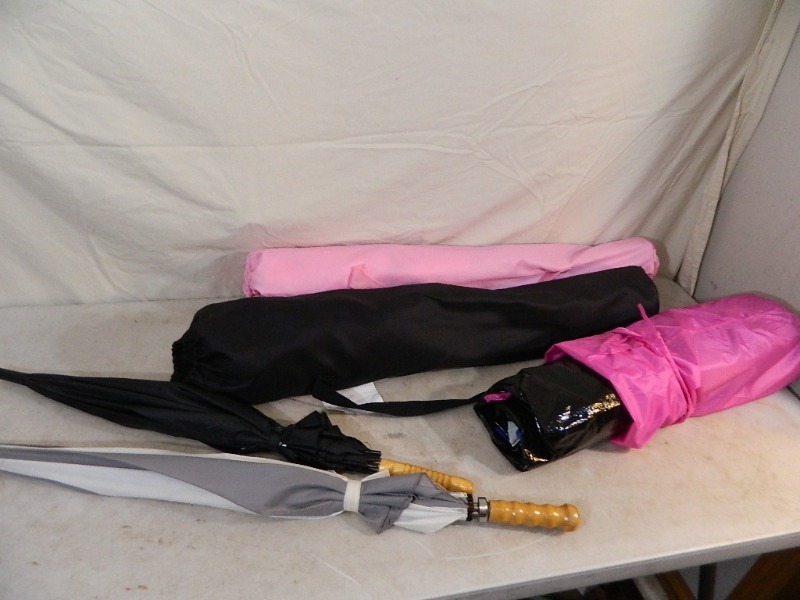 lot 71 image: Bag Chairs, Umbrellas, and New Tent