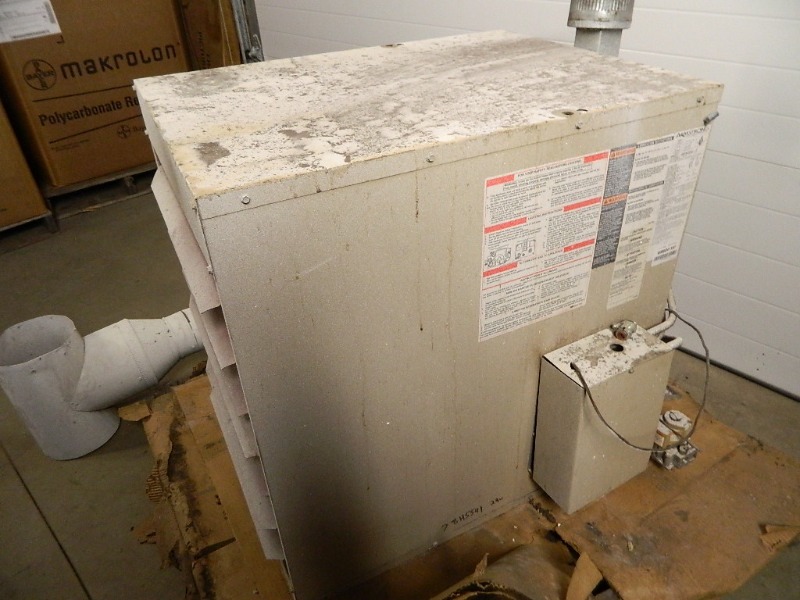 lot 10A image: Armstrong Gas Unit Heater  Shop Furnace