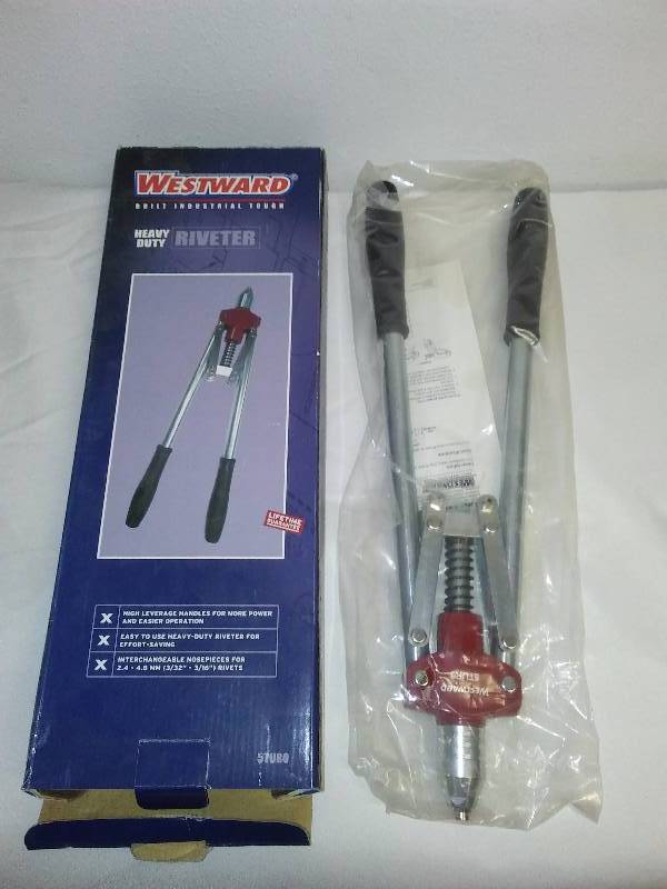 lot 1 image: Westward 18 Inch Heavy Duty Riveter NEW in box