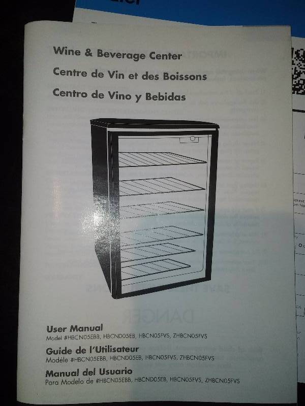 lot 33 image: Haier Wine and Beverage Center, Door is reversible  See pictures