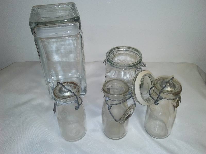 lot 53 image: Vintage Creamery Test Bottles (3) and more