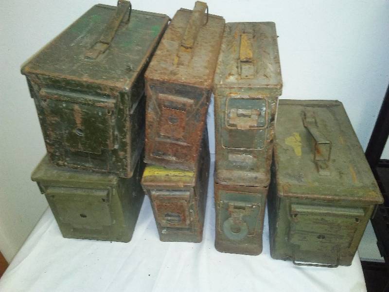 lot 107 image: Vintage Ammo Boxes (7)