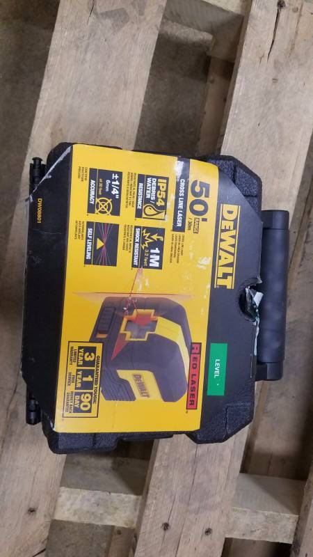 D07151607 Dewalt Dw08801 50 Ft. Cross Line Laser Level