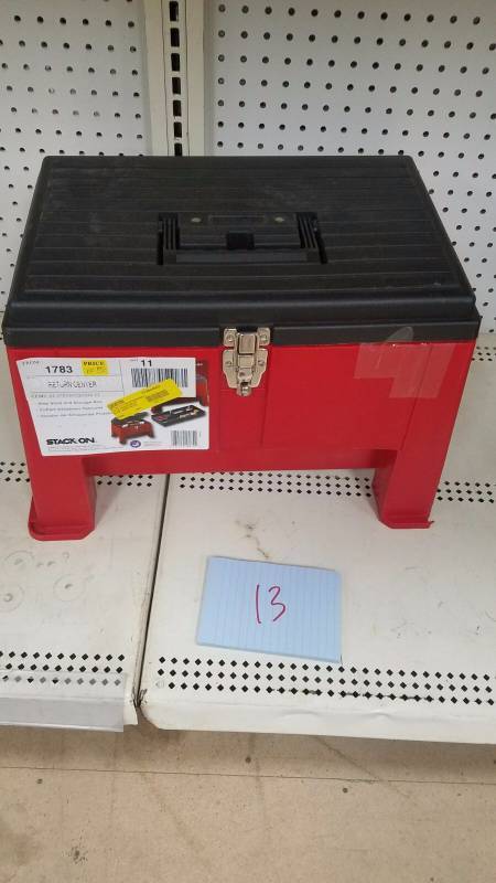 Stack-On 20 Step N Stor Tool Box, Red