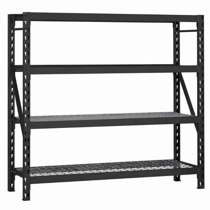 Husky 77 in. W x 78 in. H x 24 in. D Steel Garage Shelving Unit not used