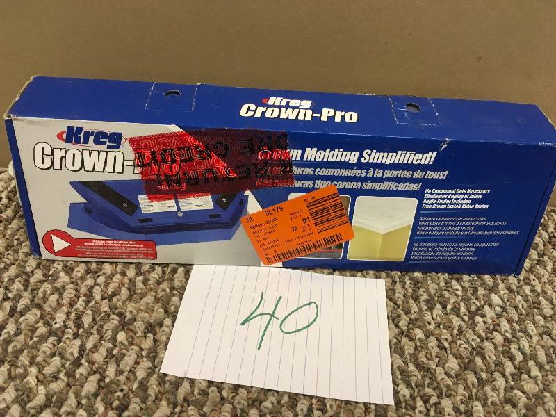 Kreg Crown Pro Molding Tool not used