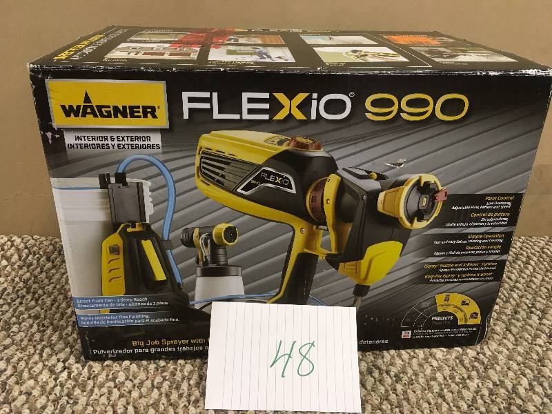 Wagner Flexio 890 HVLP Paint Sprayer Station not used