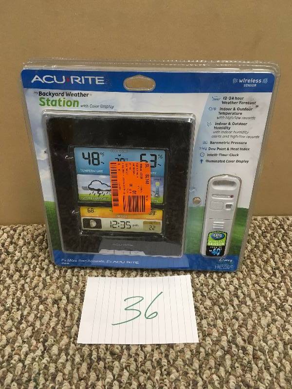Acu Rite Backyard weather station open pkg not used