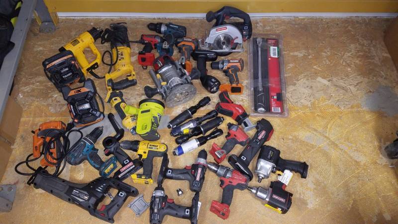Lot of Assorted Power Tools for parts or repair