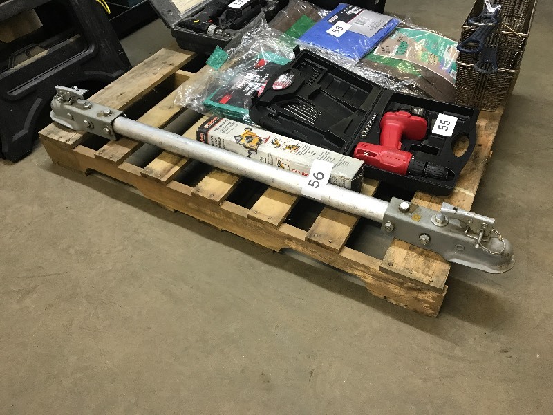 TOW BAR AND LAWNMOWER JACK