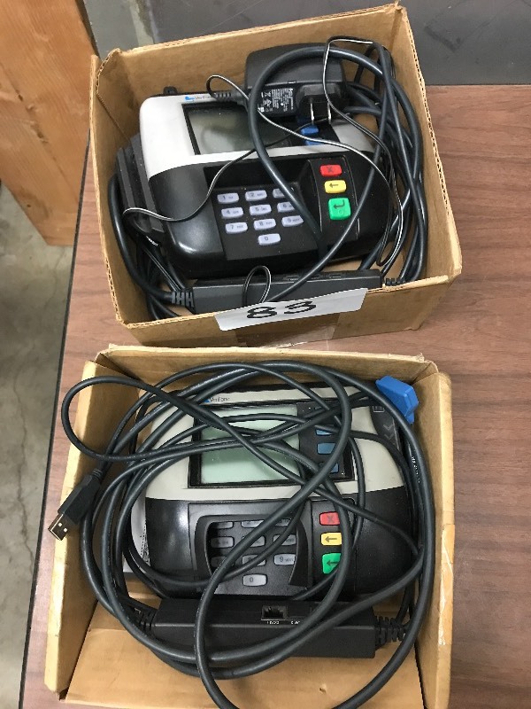 2 CREDIT CARD TERMINALS