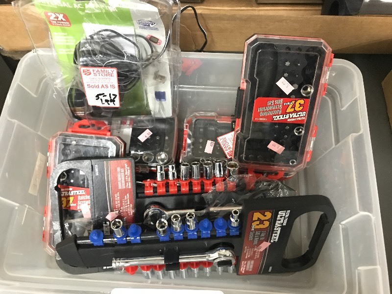 BIN OF MISC. HAND TOOLS