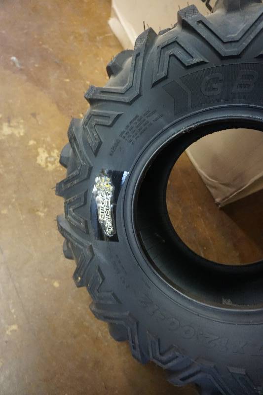 lot 16 image: Set of - 2 - Dirt Tamer Brand ATV Tires