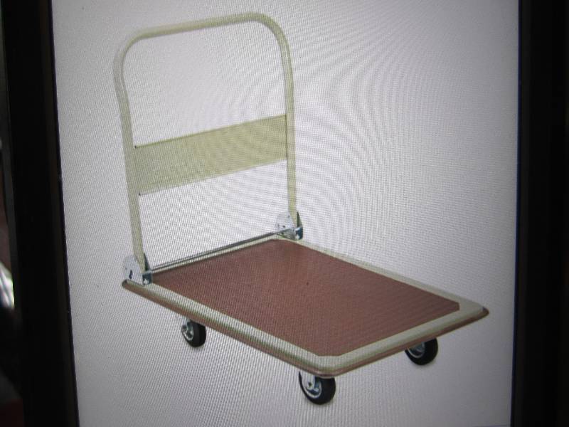 lot 4 image: Safco Foldaway Platform Truck Tropi...