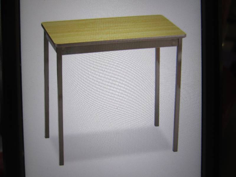 lot 5 image: Barricks Utility Table Rectangular ...