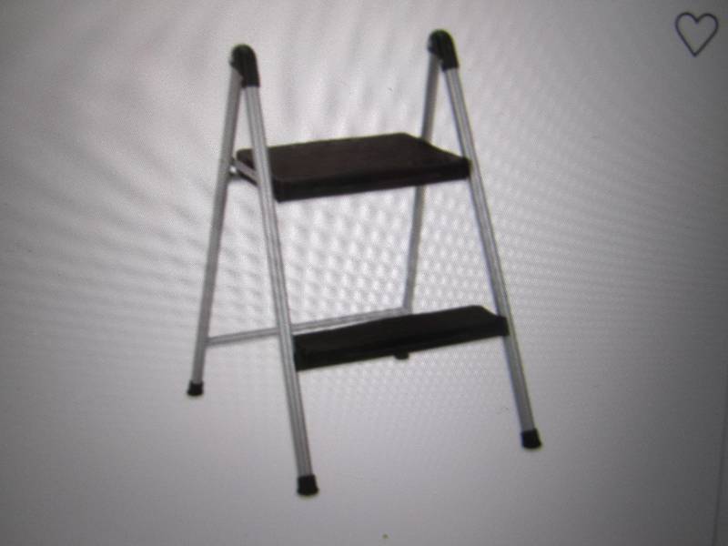 lot 6 image: Cosco 2 Step Folding Stool Open Box...
