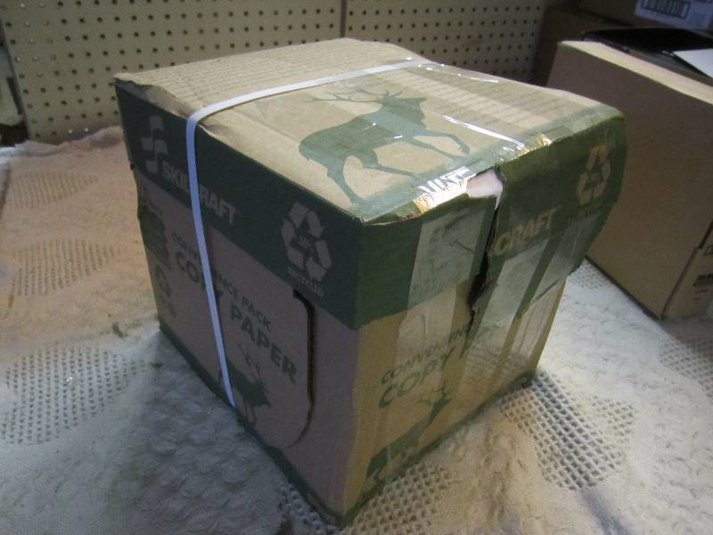 lot 26 image: Box of 2500 Sheets Printer Paper Bu...