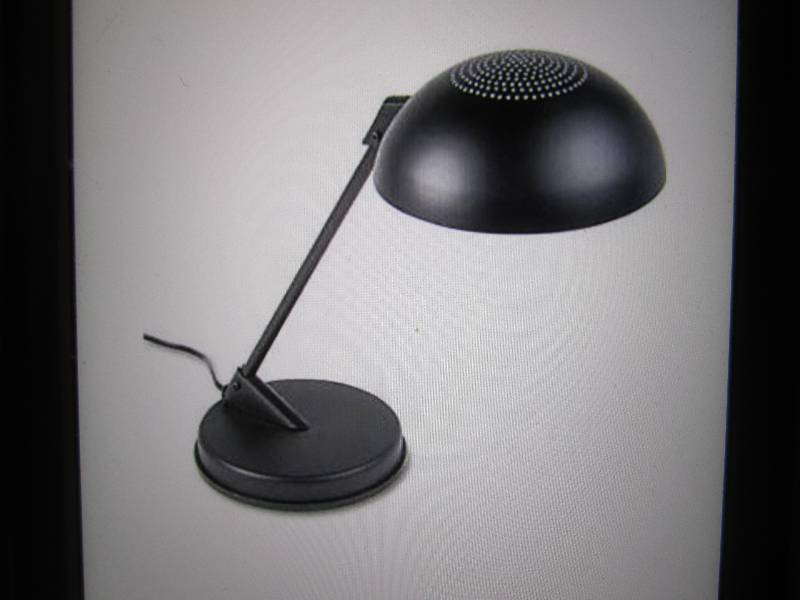 lot 29 image: 16.25 Table Lamp with Bowl Shade O...