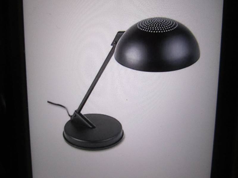 lot 30 image: 16.25 Table Lamp with Bowl Shade O...