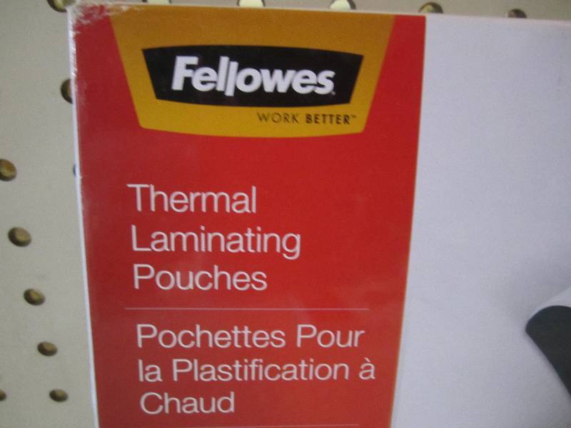lot 59 image: Box of 100 Thermal Laminating Pouch...