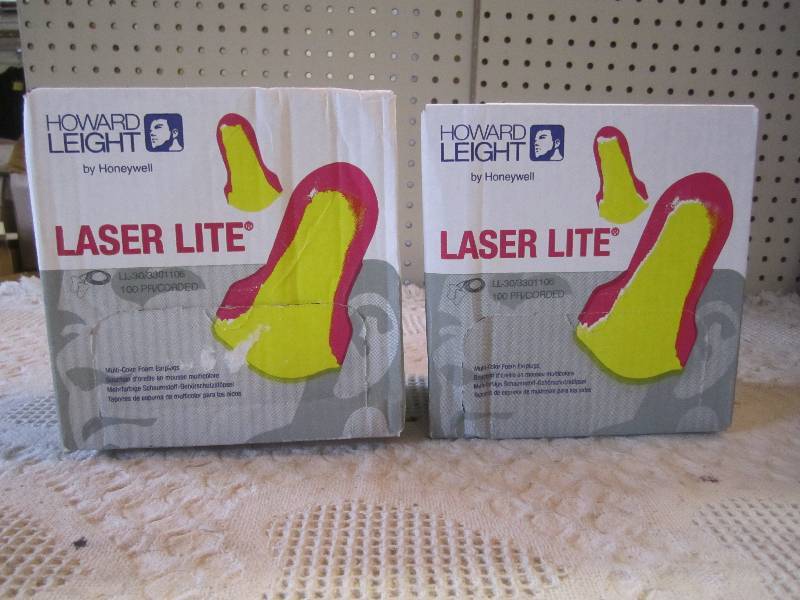 lot 66 image: Lot of 200 Pair Laser Lite Corded E...