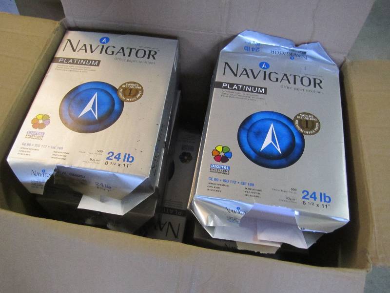 lot 68 image: Lot of 10 Reams 8.5 x 11 Printer...