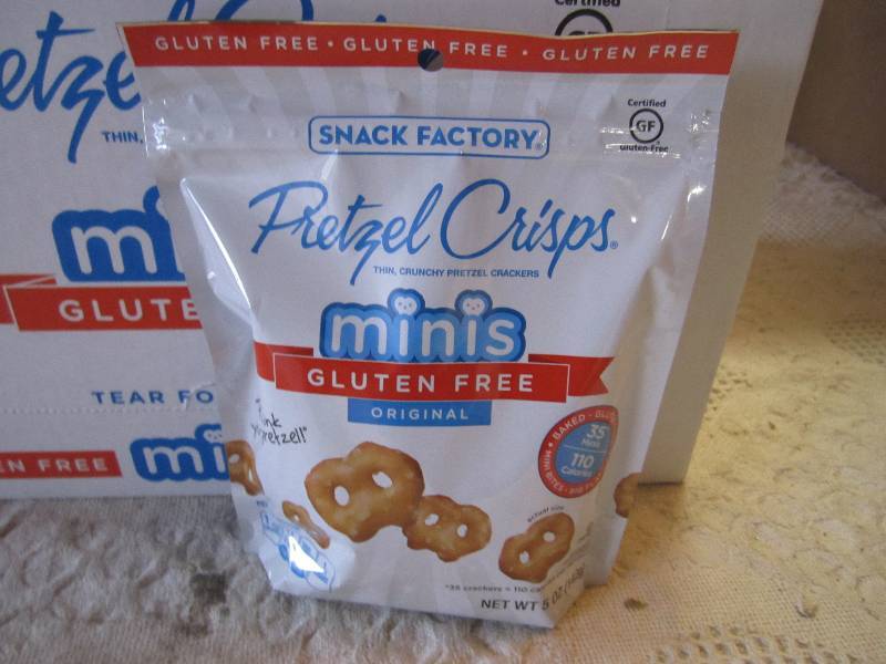 lot 103 image: Case of 12 Bags Pretzel Crisps Mini...