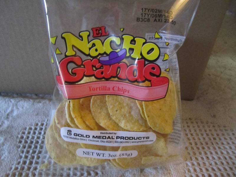 lot 136 image: Partial Case of 39 Bags El Nacho Gr...