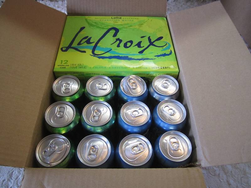 lot 175 image: Box of 24 Cans Various Beverages Se...