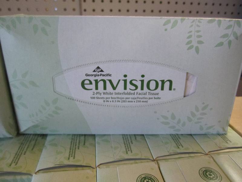 lot 191 image: Case of 30 Boxes Facial Tissue Some...