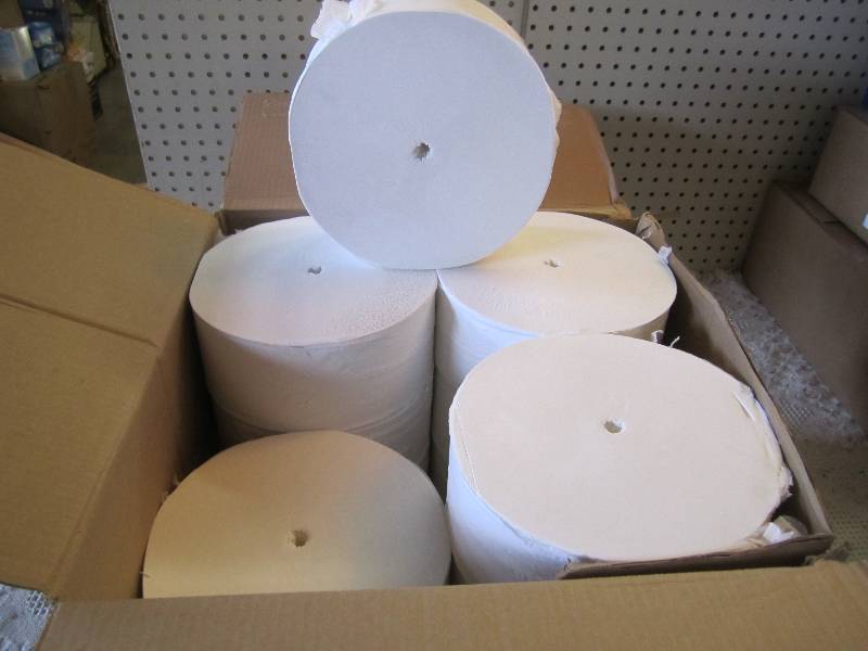 lot 206 image: Case of 12 Rolls Coreless Jumbo Rol...