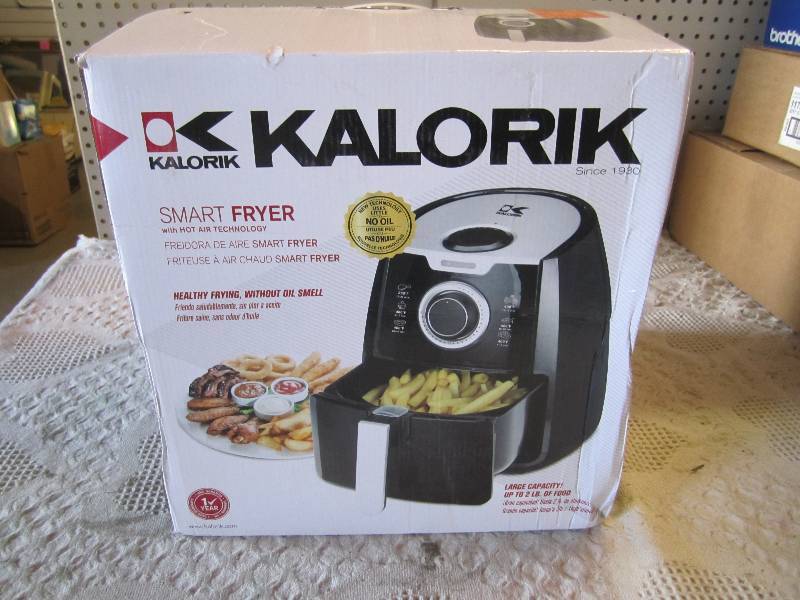 lot 230 image: Kalorik Hot Air Smart Fryer Open Bo...