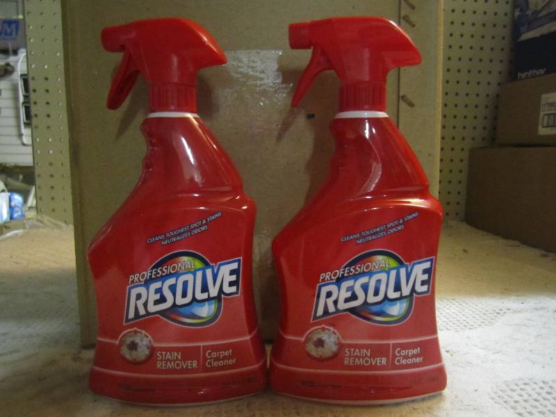 lot 252 image: Lot of 9 Resolve Stain Remover Carp...