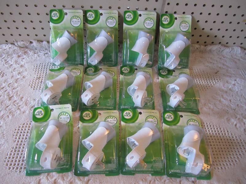 lot 261 image: Lot of 12 Air Wick Oil Warmer Diffu...