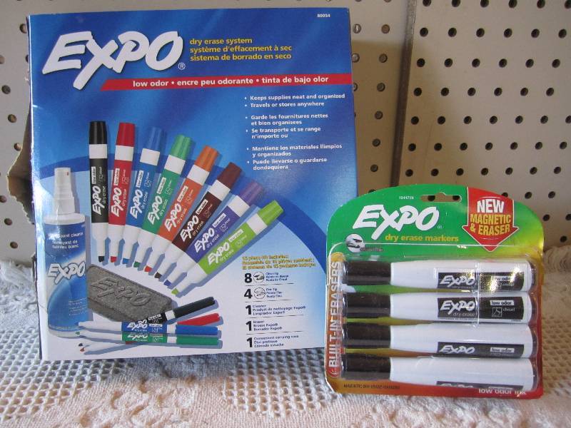 lot 267 image: Expo Dry Erase System Kit and a 4 p...
