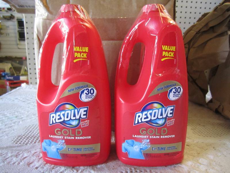 lot 268 image: Lot of 5 Resolve Gold Laundry Stain...