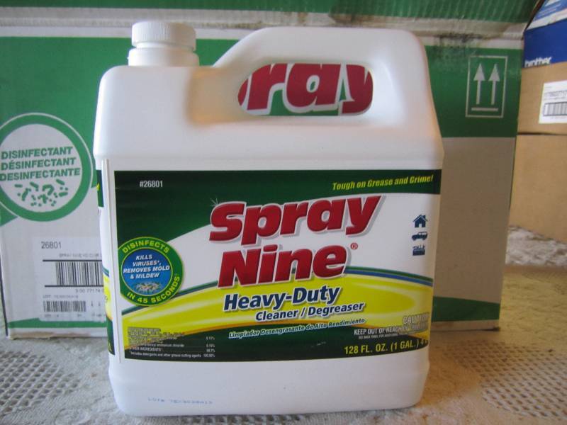 lot 273 image: Case of 4 Spray Nine Heavy-Duty Cle...
