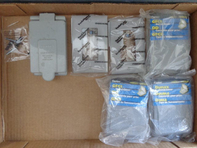 lot 31 image: Grey Outlet Covers and Switch Plates