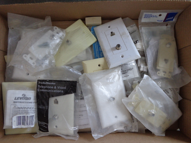 lot 29 image: Telephone and Video Jacks and Wall Plated