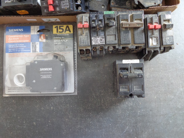 lot 27 image: Circuit Breaker Switches