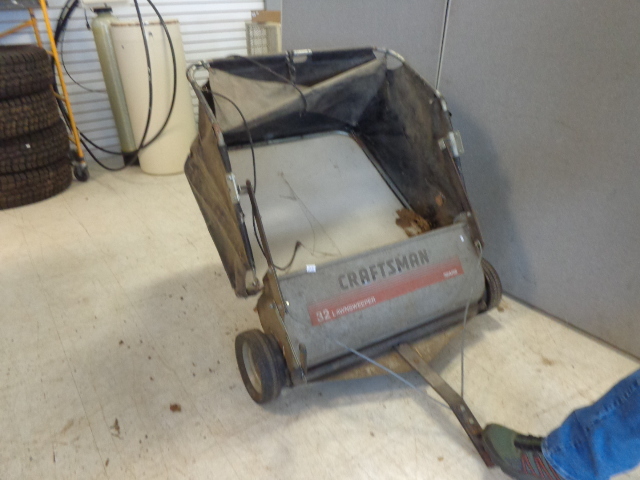 lot 73 image: Craftsman Lawn Sweeper