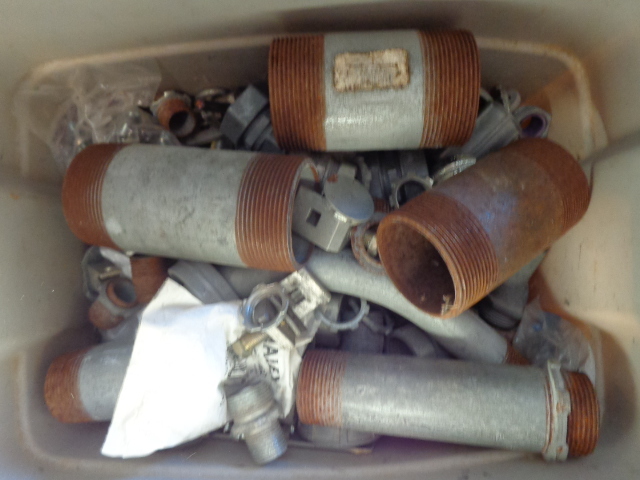 lot 51 image: Plumbing Pipes and Electrical Connectors