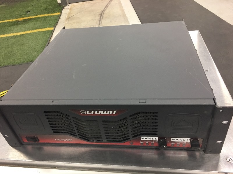 lot 8 image: CROWN CE4000 POWER AMP